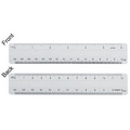 U.S. Standard 4 Bevel Civil Engineering Ruler / Molded ABS Plastic (6")